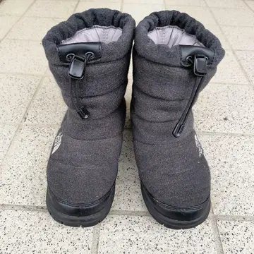 THE NORTH FACE 방한 플리스 부츠 그레이 22.0cm