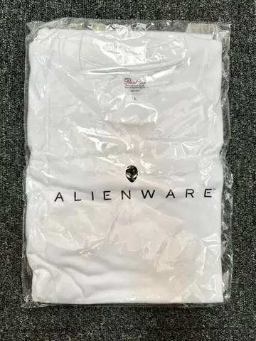 ALIENWARE 판촉 T셔츠 화이트 (흰색) L 사이즈