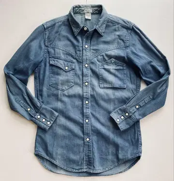 Mynt Denim / CENT 데님 웨스턴 셔츠 Ice Wash