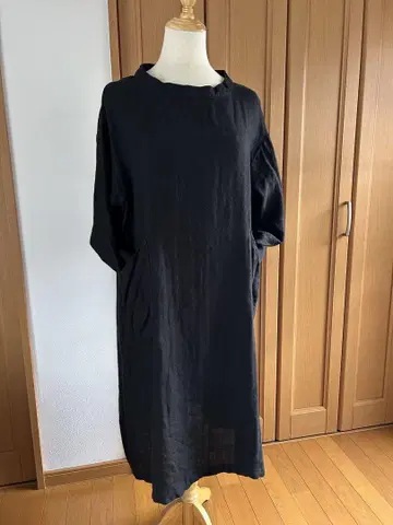 fog linen work 블랙 린넨 셔츠