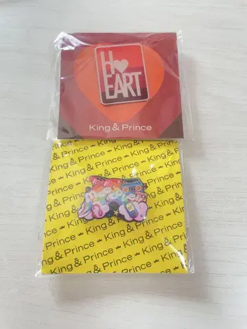 King&Prince 핀 배지 2종 세트