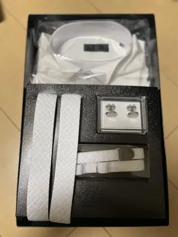 턱시도용 셔츠 벨트 커프스 단추 장갑 세트