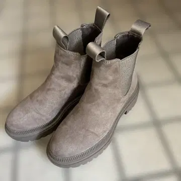 H&M 사이드 고어 부츠 스웨이드풍 브라운