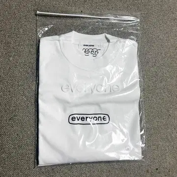 everyone j.30000 sketchy 로고 셔츠 L 화이트