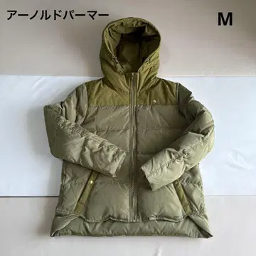 아놀드 파머 다운 페더 M 카키 다운 자켓