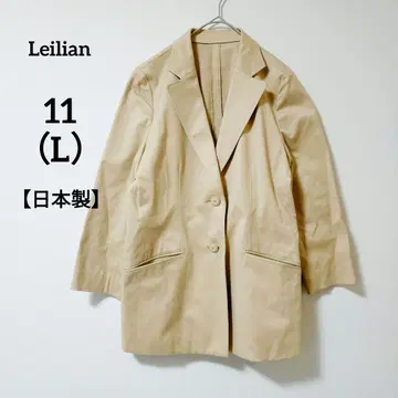 Leilian 레리안 베이지 테일러드 자켓 11 L 일본제