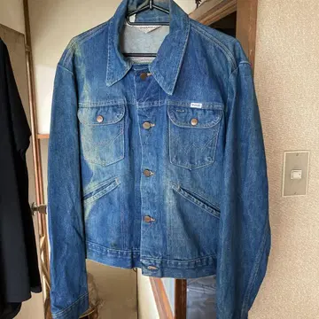 WRANGLER 80년대 삼각형 택 빈티지 데님 자켓