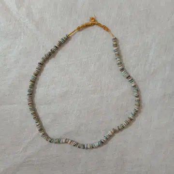 다색 비즈 목걸이 약 55cm