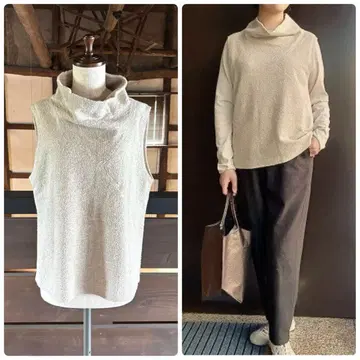 25ss 바바구리 요건 레일 코튼 린넨 파일 베스트 M