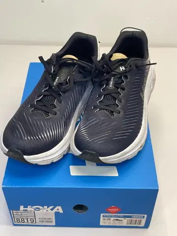 호카 린콘3 블랙/화이트 와이드 27cm