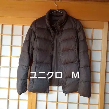 그레이 다운 자켓 유니클로 M 사이즈
