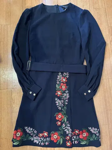 테드베이커 TED BAKER 꽃무늬 자수 원피스 XS 사이즈