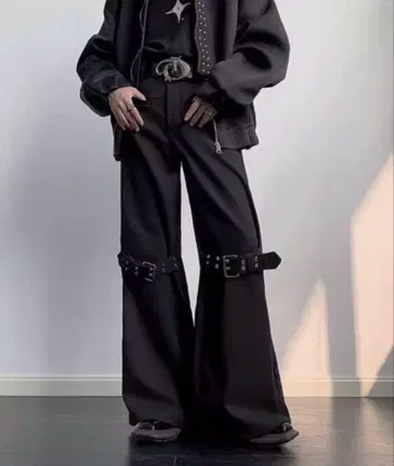 buckle design slacks