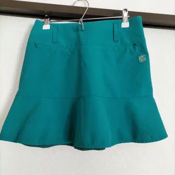 미사용 세인트 앤드류스 터콰이즈 플레어 스커트