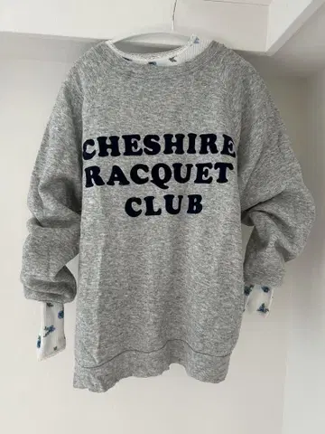 vintage 플로키 프린트 맨투맨