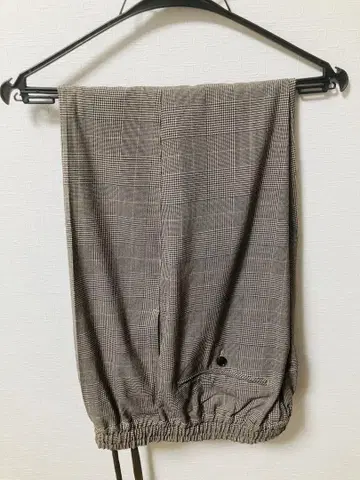 TOMORROWLAND MEN 울 레이온 팬츠 글렌체크