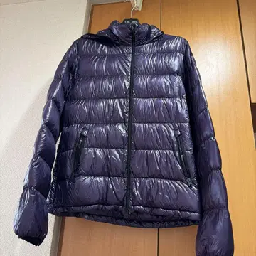 Herno 후드 부착 퍼플 다운 자켓 사이즈 50