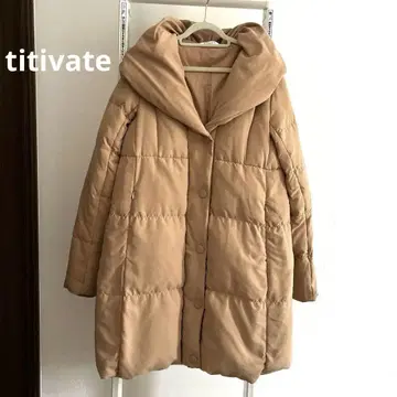 titivate 미들 기장 다운 코트
