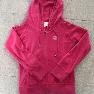 Rady 크라운 모티브 핑크 후드티