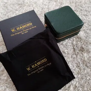 W. HAMOND 그린 쥬얼리 박스