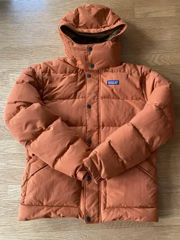 새상품급 patagonia 파타고니아 다운 자켓 S 오렌지
