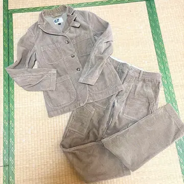 엔지니어드 가먼츠 코듀로이 셋업 브라운