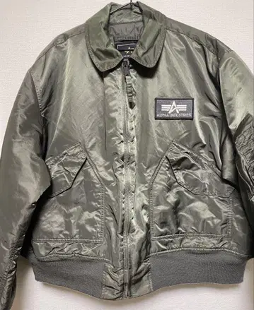 ALPHA INDUSTRIES MA-1 플라이트 자켓 올리브