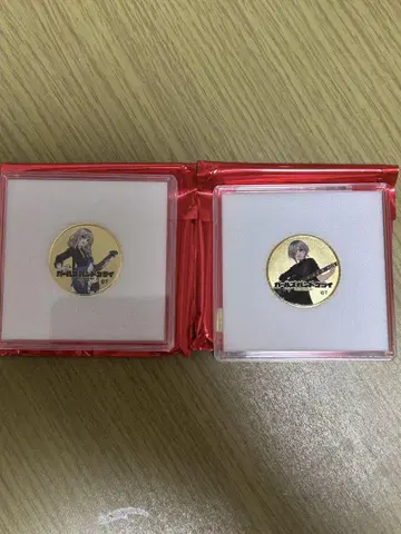 걸즈 밴드 클라이 도에이 애니메이션 트레이딩 메달 카와라기 모모카 루파