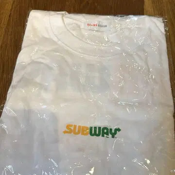 서브웨이 BEAMS 콜라보 T셔츠