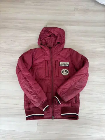 HYSTERIC GLAMOUR 버건디 다운 자켓 S