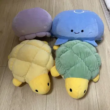 에노스이 에노시마 수족관 봉제 인형 세트 거북이 해파리 4점 묶음 판매