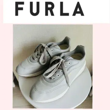 FURLA 그레이 스니커즈 35