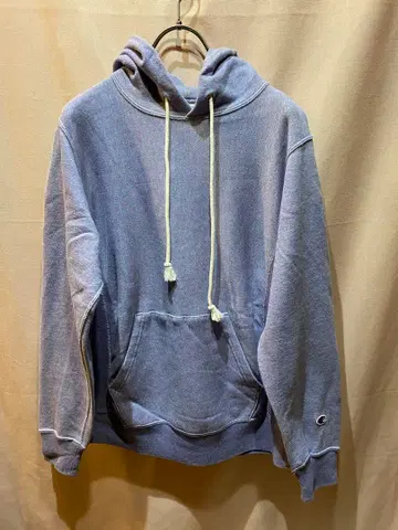 챔피온 리버스 위브 풀오버 후드 맨투맨 라이트 퍼플