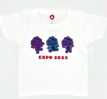 미야쿠미야쿠 컬러풀 데님 프린트 T셔츠 EXPO 만박