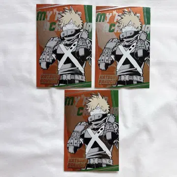 바쿠고 카츠키 엽서 컬렉션 3장