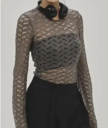 TODAY FUL Jacquard Long T-shirts 셔츠