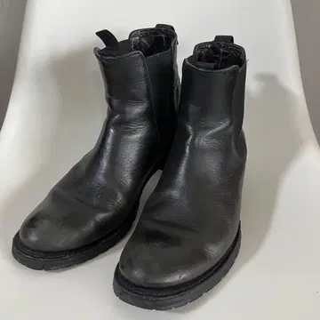SENDRA 가죽 사이드 고어 부츠 정품 블랙 부츠 41