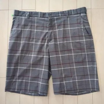 사이즈 40 NIKE 체크 무늬 숏팬츠 그레이 계열