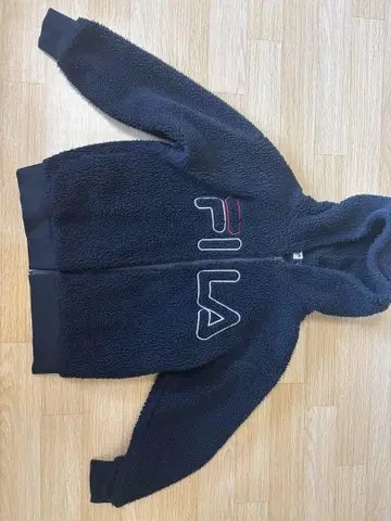 FILA 플리스 자켓 M 네이비