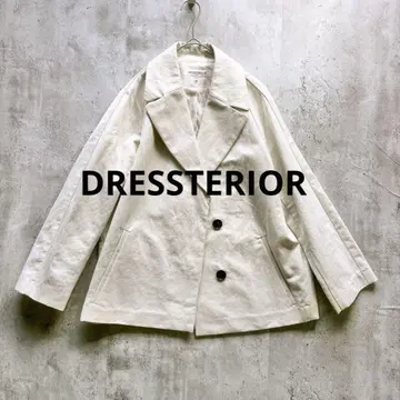 DRESSTERIOR 드레 스테리아 테일러드 자켓 린넨 혼방 베이지 38