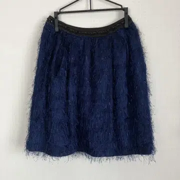 한 번 사용 SCOT CLUB 라메 믹스 샤기 스커트 결혼식 파티