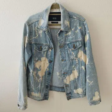 자라 1975 데님 자켓 블리치 가공 M ZARA