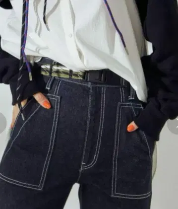 un3d 앤쓰리드 FABRIC MIX BELT - 새상품급 -