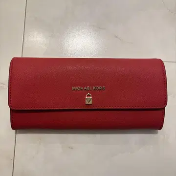 MICHAEL KORS 레드 장지갑