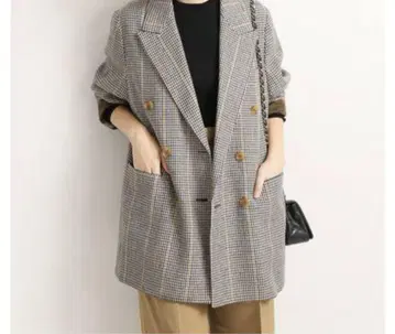 COUTURE DADAM 오버 사이즈 더블 브레스트 자켓