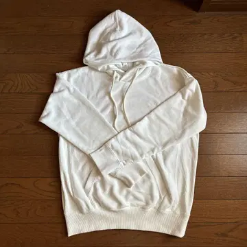 THE NORTH FACE 화이트 후드 부착 후드티 M
