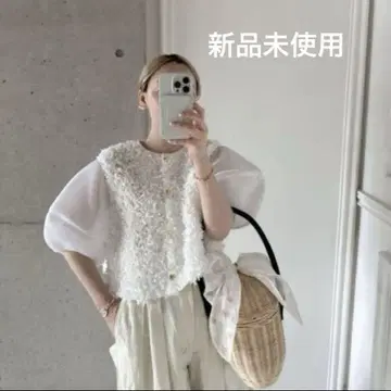 미사용 새상품 완판 GIRLISH St.cecilia 테리아 자켓 화이트