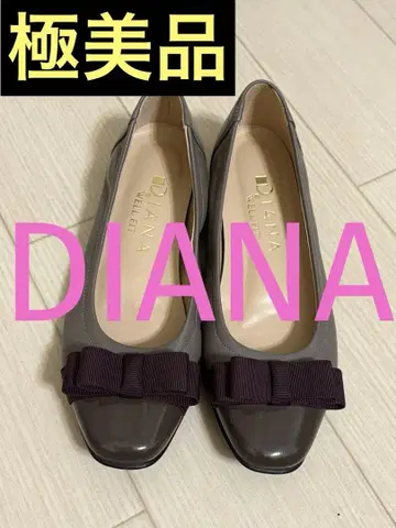 [ 컨디션 최상 ] DIANA 리본 펌프스 21.5cm 에나멜
