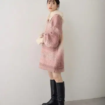 Kastane (카스타네) 니트 가디건 핑크