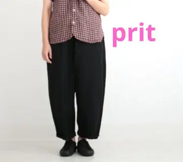 prit 프릿 스트레치 사루엘 팬츠 블랙